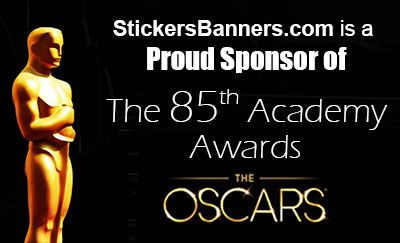StickersBanners.com was contacted to sponsor the after-party of the 85th Academy Awards held Sunday, February 24, 2013 in Hollywood, California.