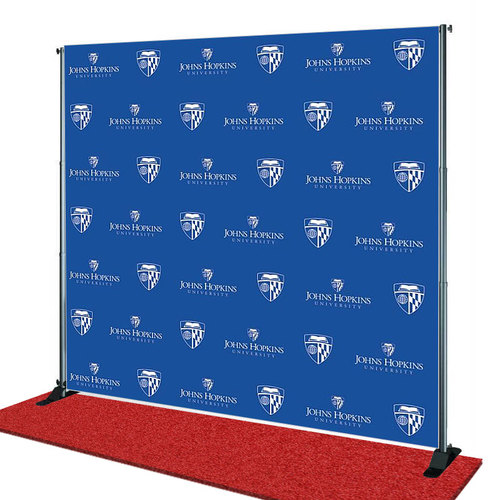 John Hopkins University Education Step and Repeat Banner from StickersBanners